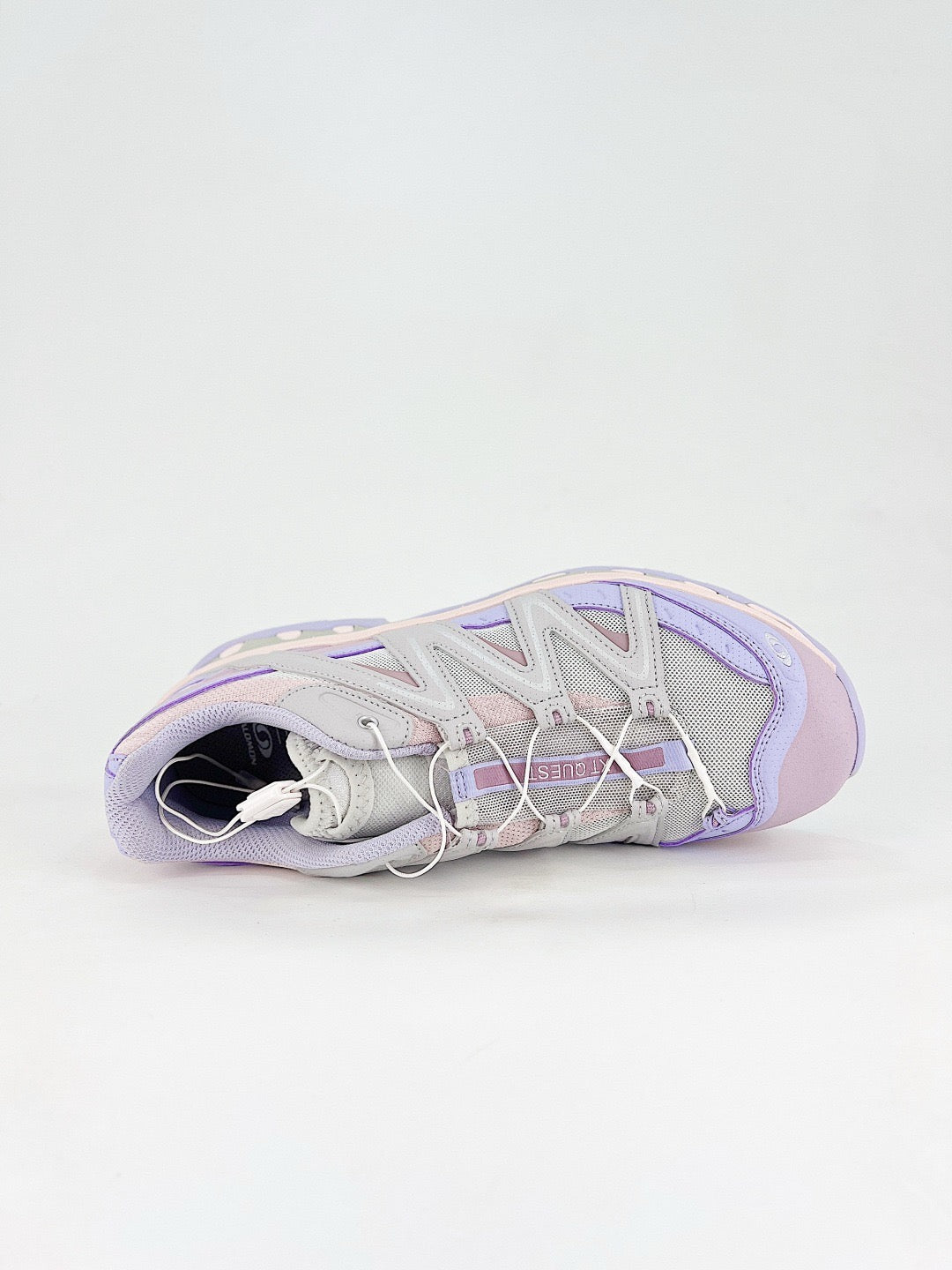 Salomon XT-6 S-LAB Grey Pink Lavender Sneakers, Unisex Outdoor Hiking Shoes