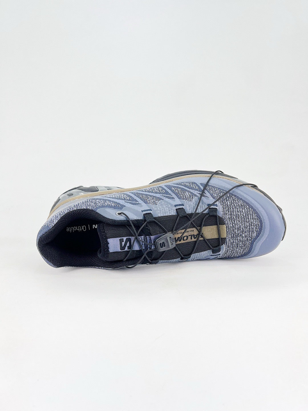Salomon XT-6 S-LAB Slate Blue Beige Sneakers, Unisex Outdoor Hiking Shoes