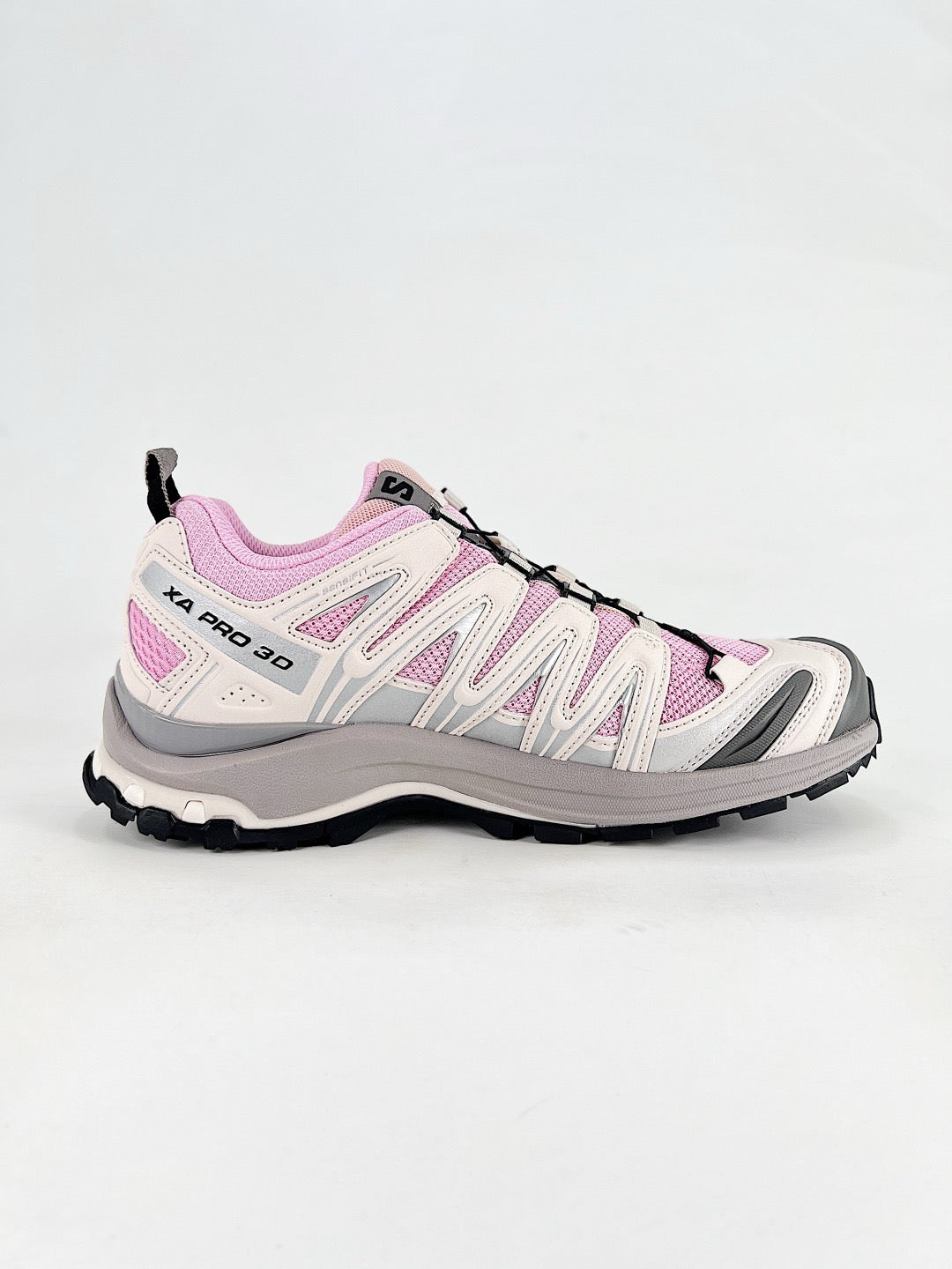 Salomon XT-6 Sneaker Pink White Light Grey Trail Shoes Unisex