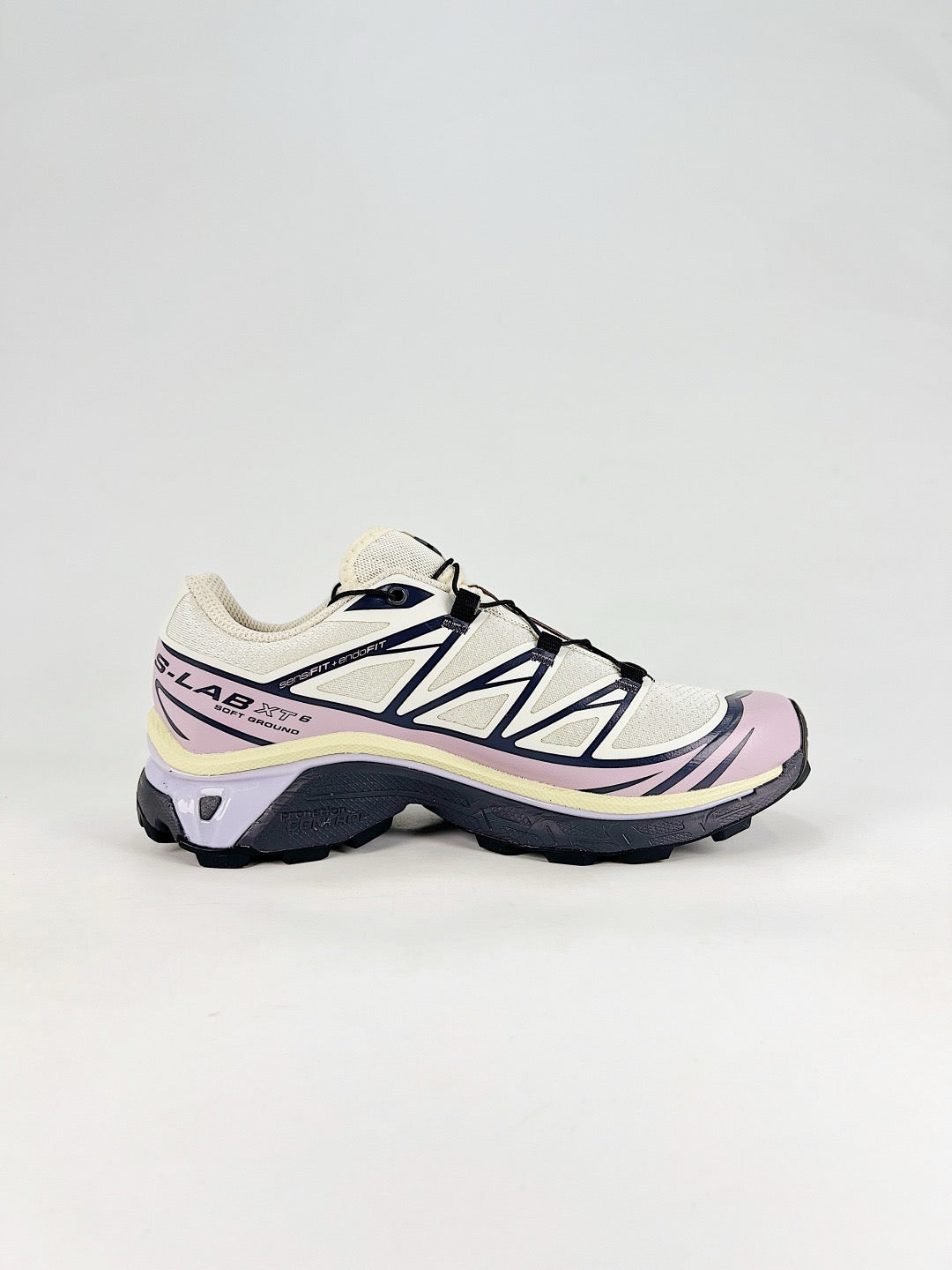 Salomon XT-6 S-LAB Sneaker Cream Pink Purple Trail Shoes Unisex