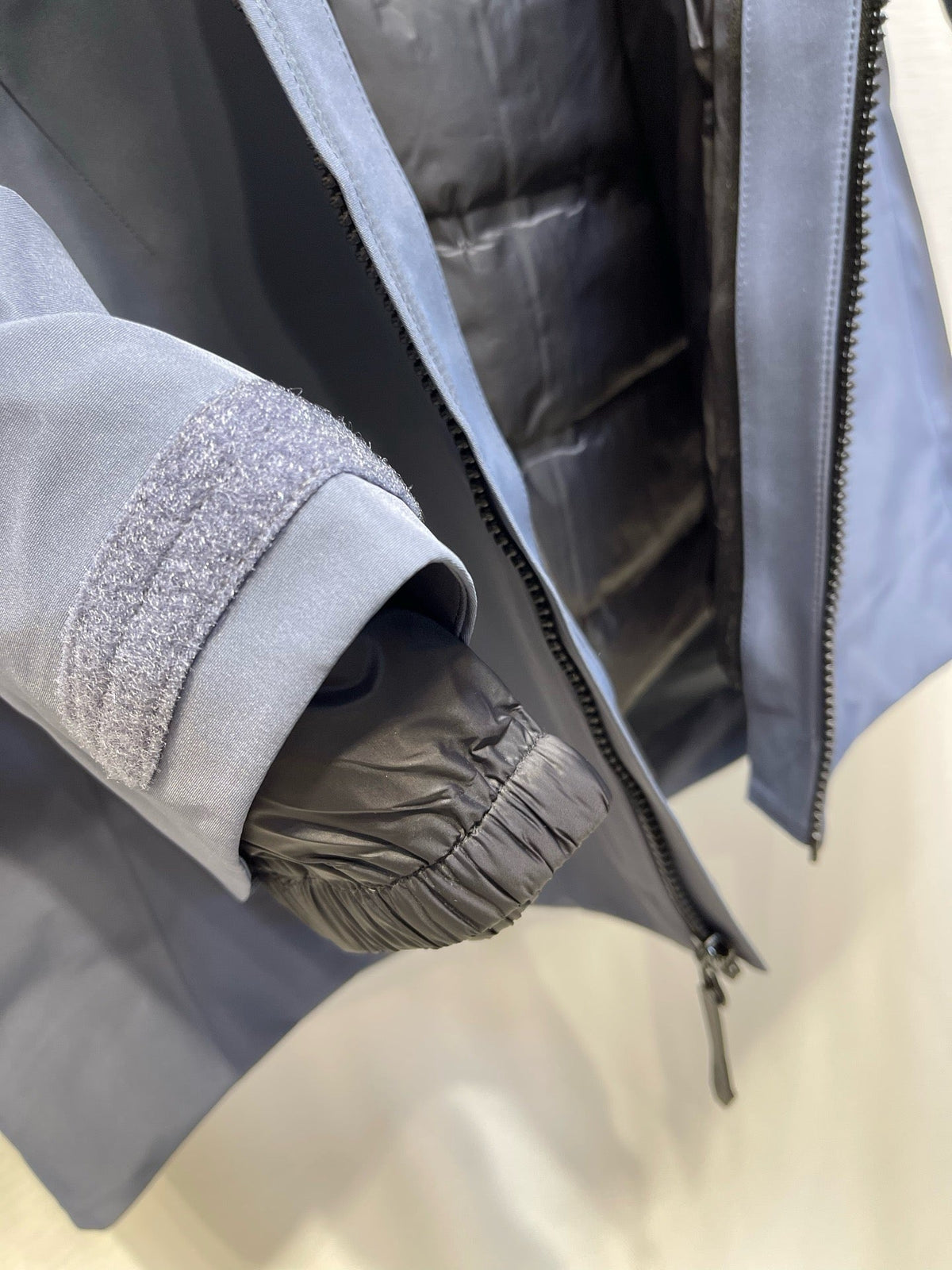 Arc'teryx 3-in-1 Hooded Down Jacket | Slate Blue