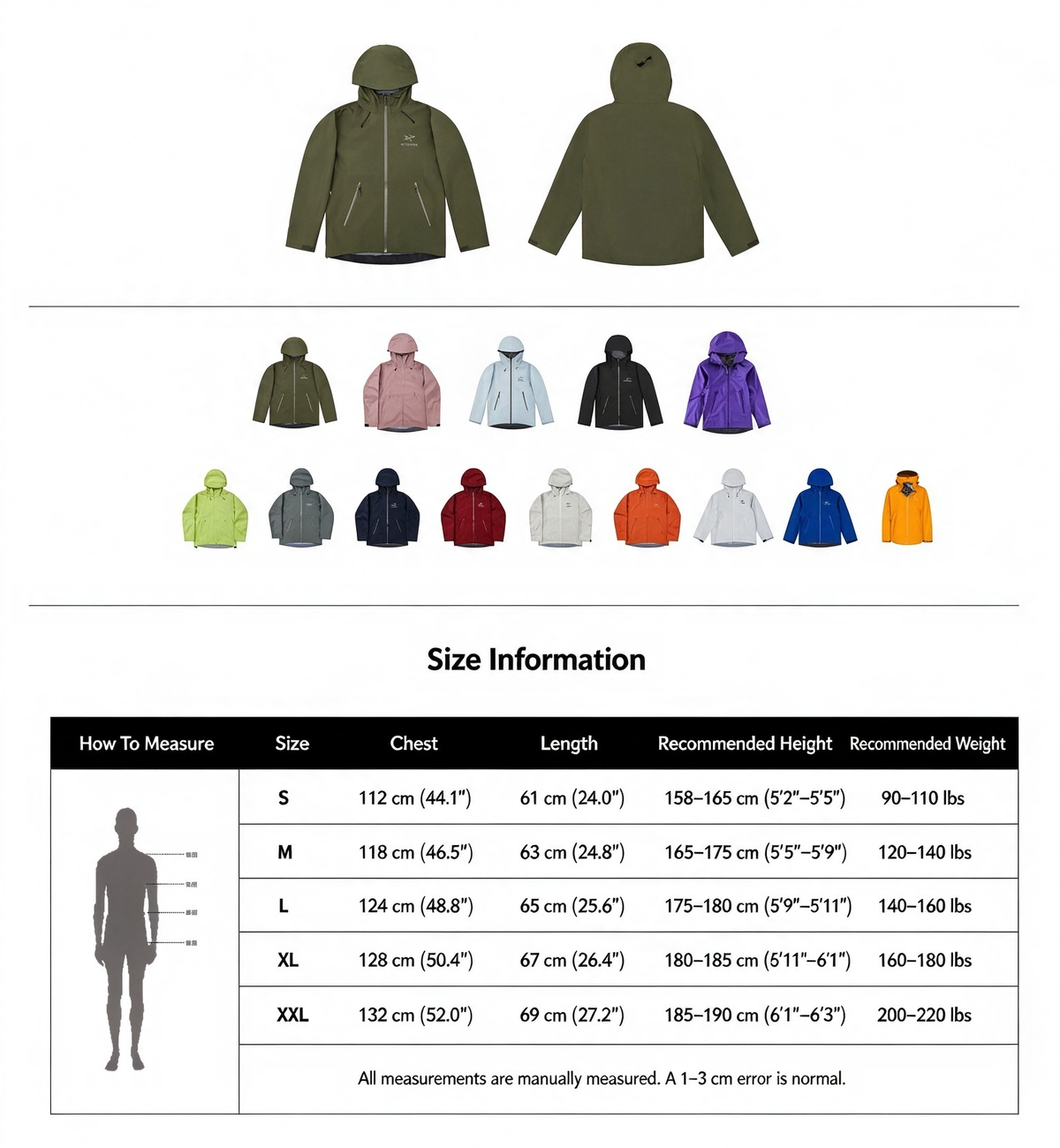 Arc teryx LT BETA Waterproof Hard Shell Hooded Jacket for Skiing Hiking Outdoor Unisex Tatsu