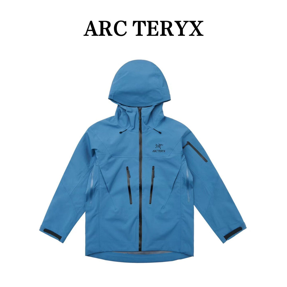 Arc'teryx Alpha SV Gen 6 Waterproof Hard Shell Hooded Jacket for Skiing Hiking Outdoor Unisex Vitality