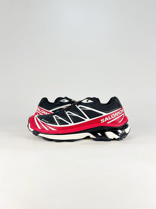 Salomon XT-6 GTX Outdoor Hiking Sneakers Trail Running Shoes Unisex Black Red