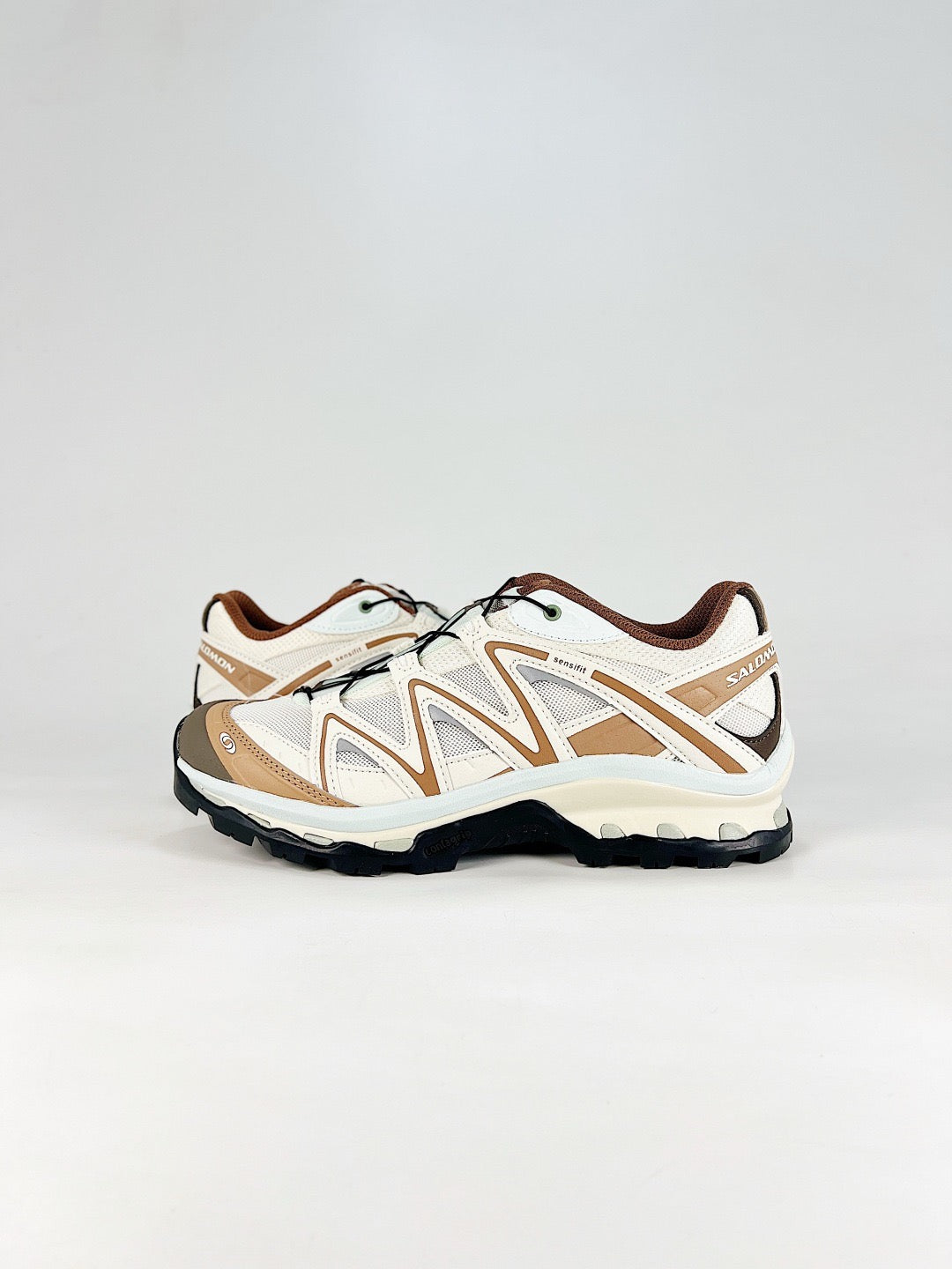 Salomon XT-6 Outdoor  Trail Running Shoes Unisex Cream Brown