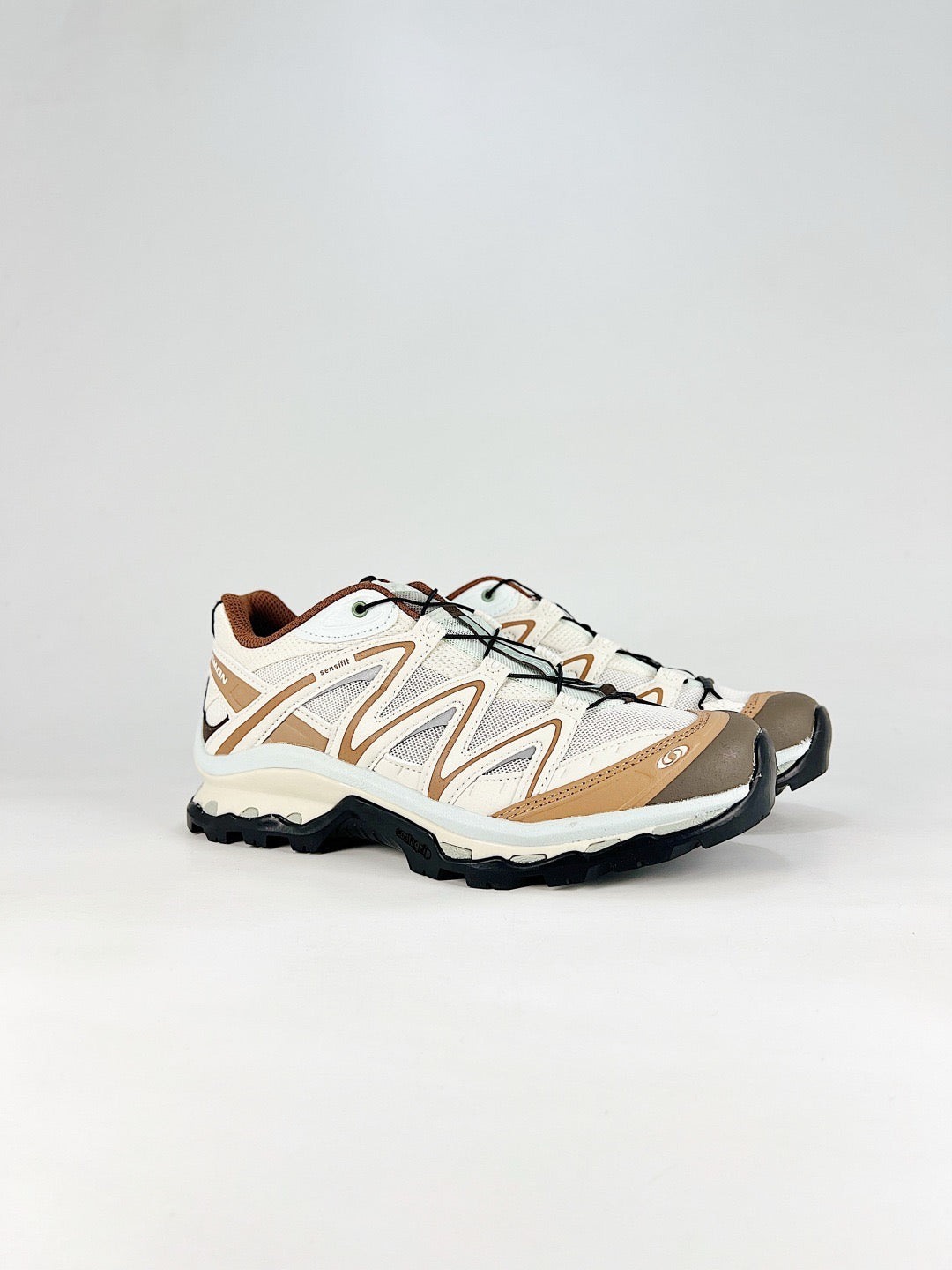 Salomon XT-6 Outdoor  Trail Running Shoes Unisex Cream Brown