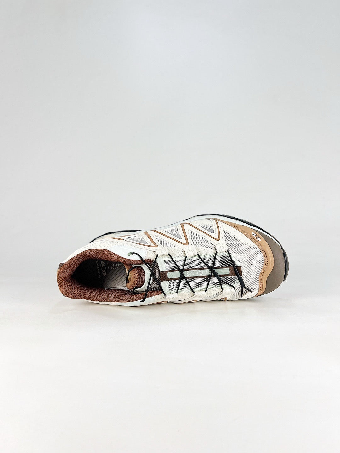 Salomon XT-6 Outdoor  Trail Running Shoes Unisex Cream Brown