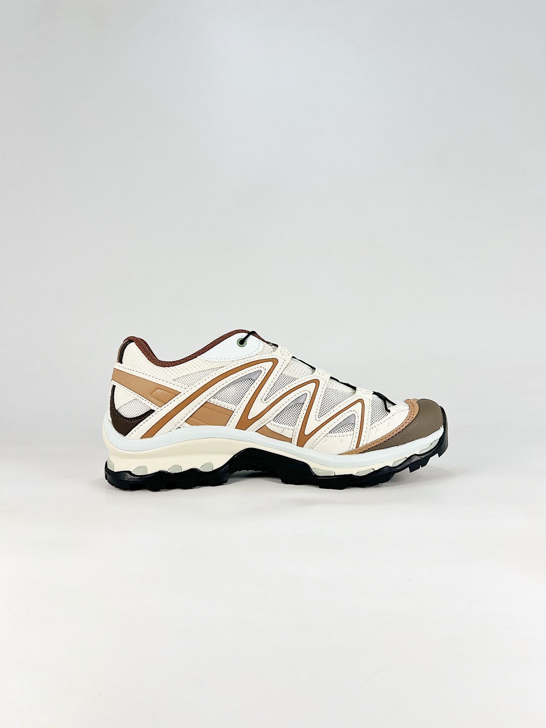 Salomon XT-6 Outdoor  Trail Running Shoes Unisex Cream Brown