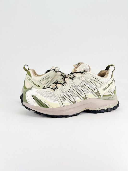Salomon XT-6 Outdoor Trail Sneakers Men Women Hiking Trail Running Shoes Cream Light Olive