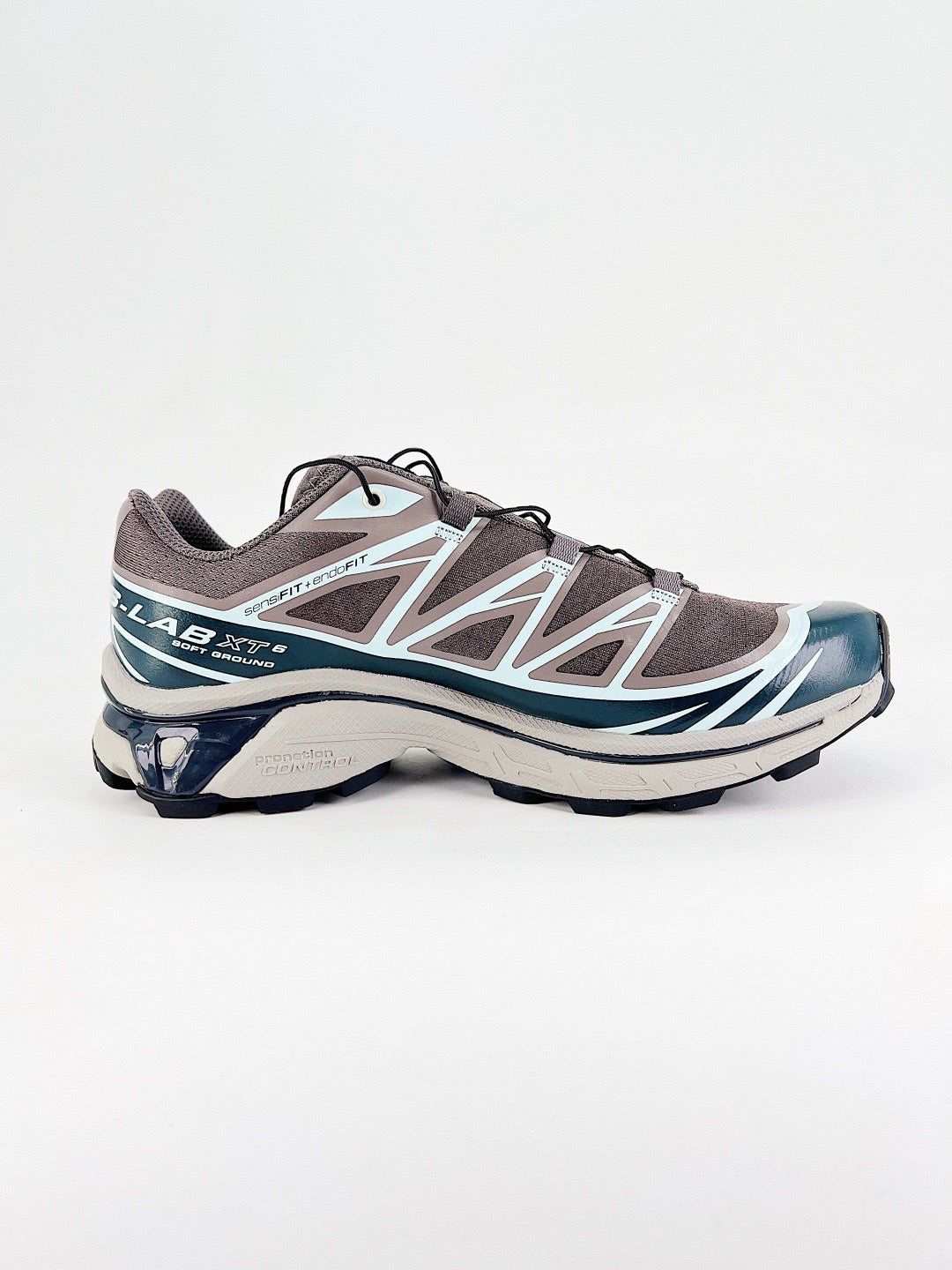 Salomon XT-6 S-LAB Outdoor Trail Sneakers Men Women Hiking Trail Running Shoes Brown Teal