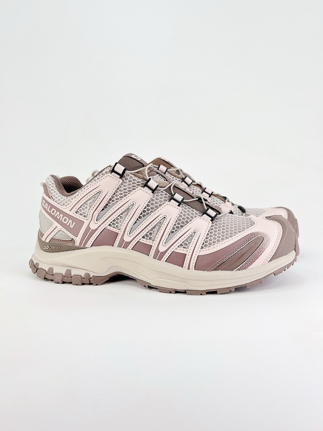Salomon XT-6  Outdoor Trail Sneakers Men Women Hiking Trail Running Shoes Pink Brown