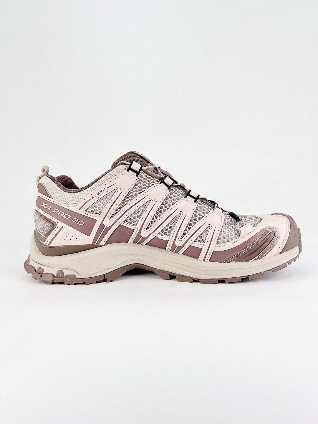 Salomon XT-6  Outdoor Trail Sneakers Men Women Hiking Trail Running Shoes Pink Brown