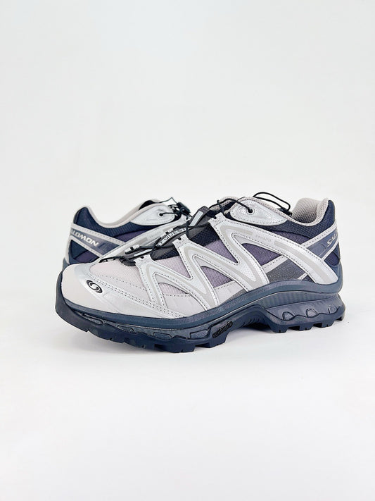 Salomon XT-6  Outdoor Trail Sneakers Men Women Hiking Trail Running Shoes Silver Navy Purple