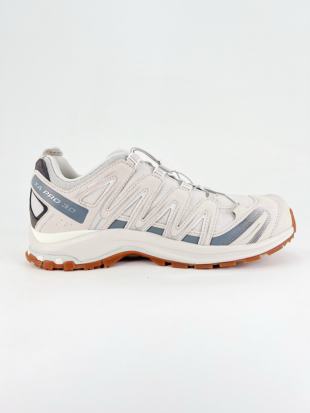 Salomon XT-6  Outdoor Trail Sneakers Men Women Hiking Trail Running Shoes Off-white Slate Blue