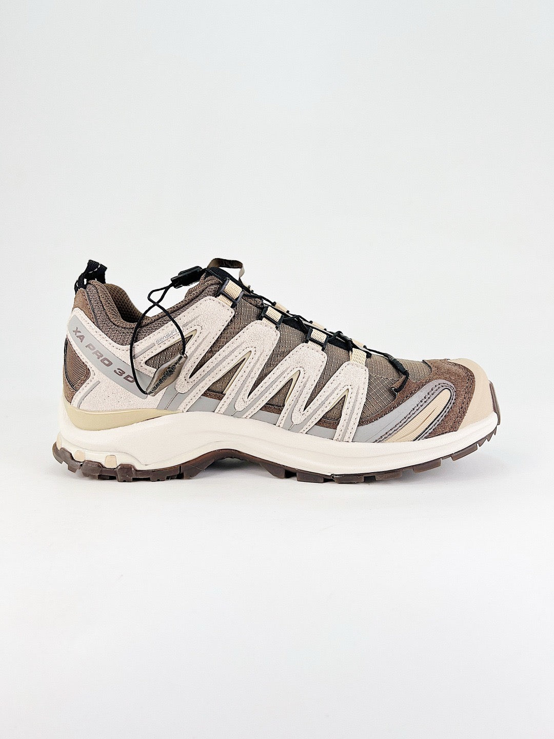 Salomon XT-6 Sneakers Outdoor Hiking Shoes Men Women Trail Running Shoes Brown and beige colorway
