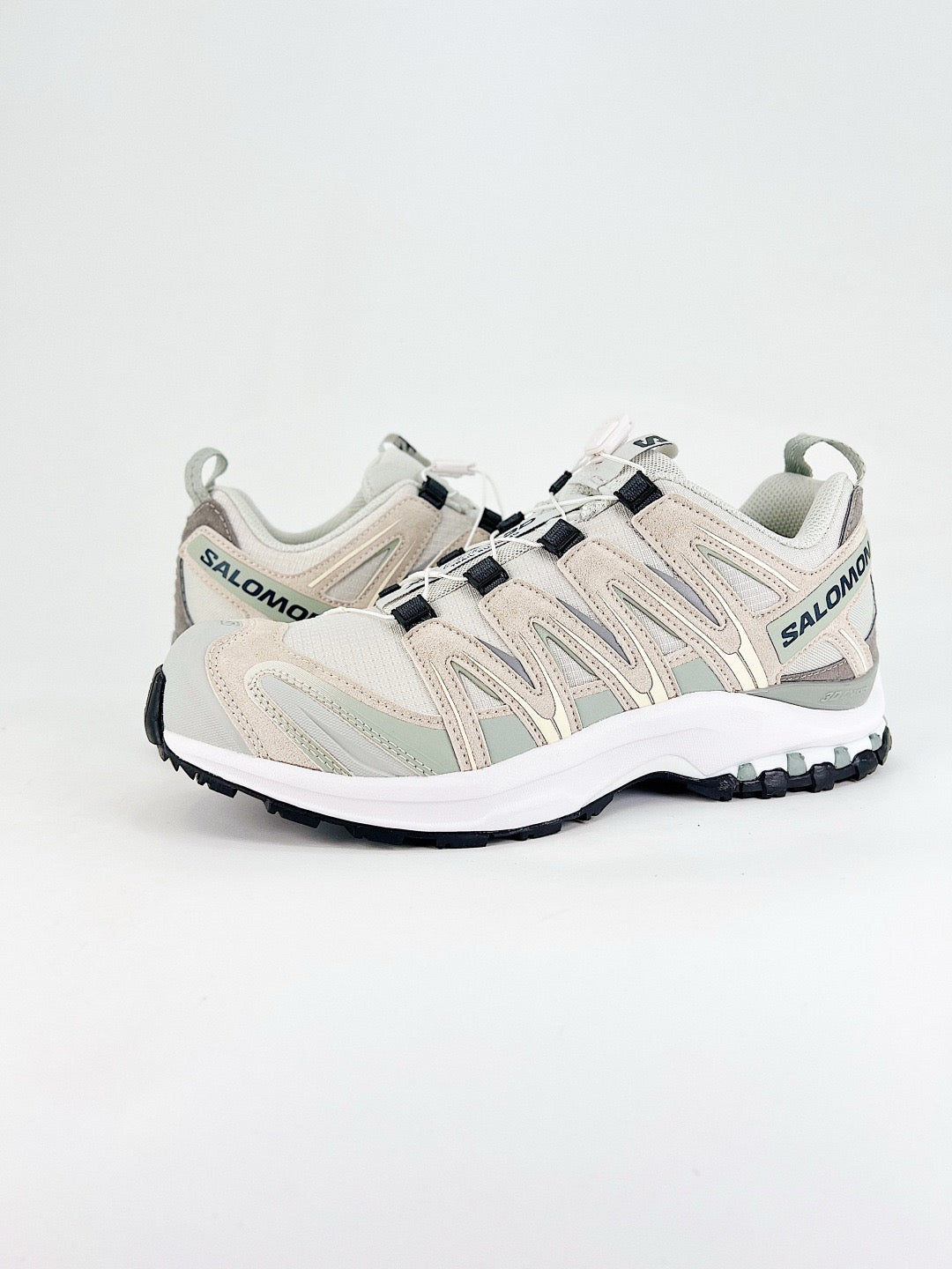 Salomon XT-6 Sneakers Men Women Light Khaki Sage Green Outdoor Hiking Shoes