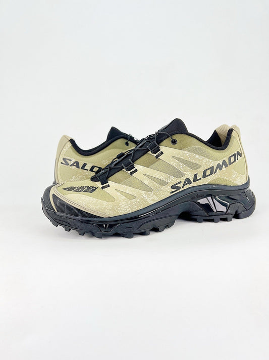 Salomon XT-6 S-LAB Sneakers Men Women Khaki Speckled Black Outdoor Hiking Shoes