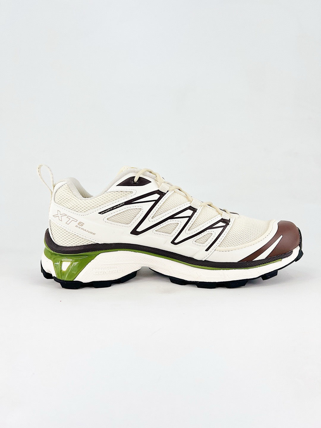 Salomon XT-6 Sneakers Men Women Off White Brown Green Outdoor Hiking Shoes