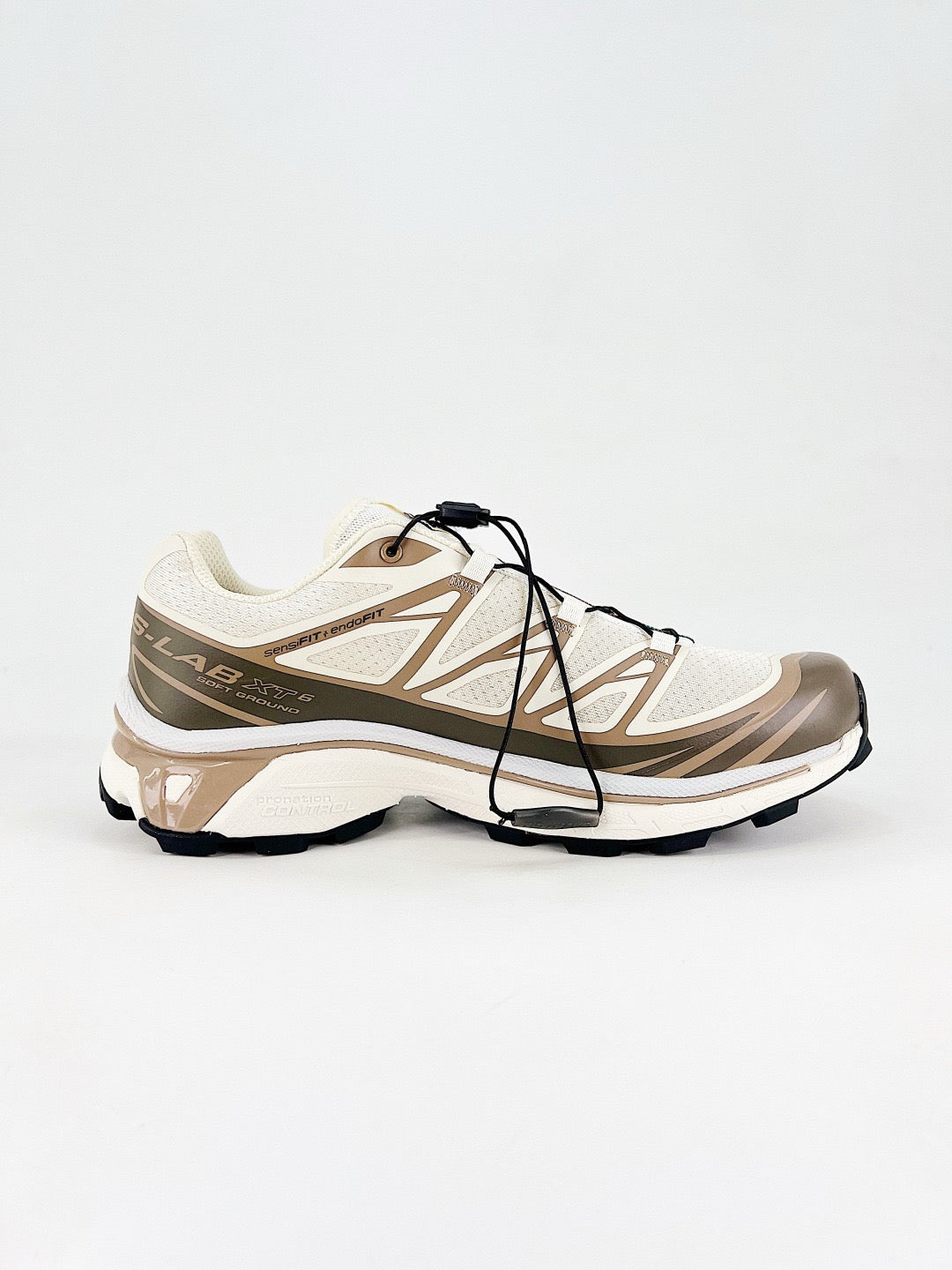 Salomon XT-6 S-LAB Cream Tan Sneakers, Unisex Outdoor Hiking Shoes