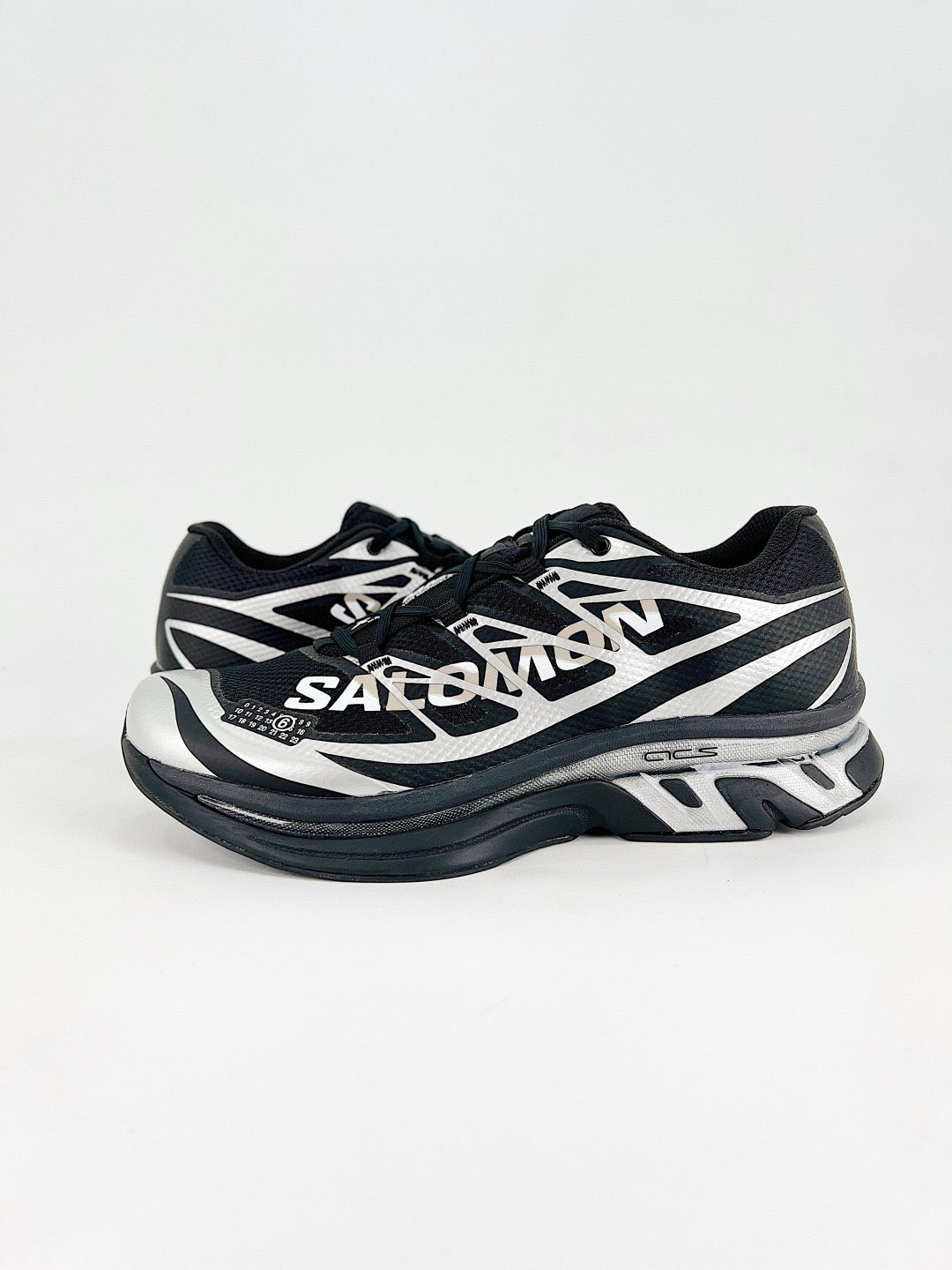 Salomon XT-6 S-LAB Black Silver Sneakers, Unisex Outdoor Hiking Shoes