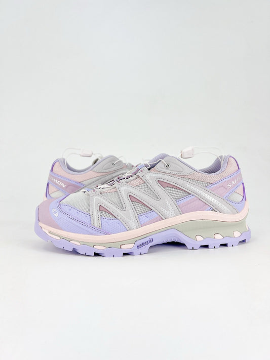 Salomon XT-6 S-LAB Grey Pink Lavender Sneakers, Unisex Outdoor Hiking Shoes