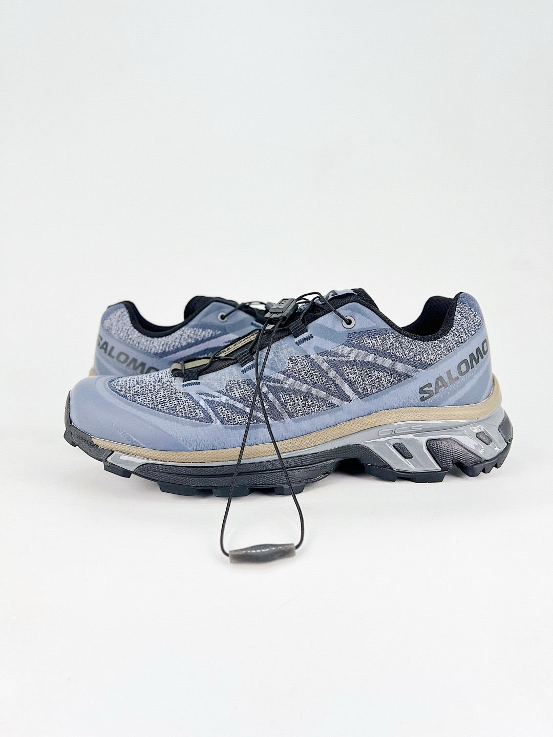 Salomon XT-6 S-LAB Slate Blue Beige Sneakers, Unisex Outdoor Hiking Shoes
