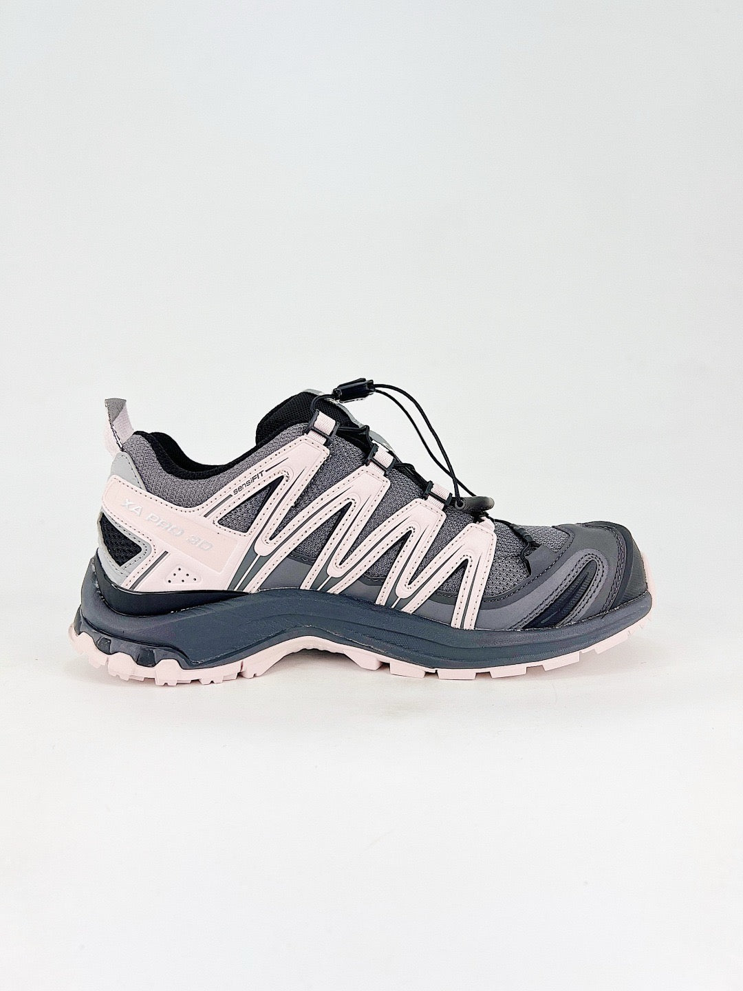 Salomon XT-6 S-LAB Dark Grey Soft Pink Sneakers, Unisex Outdoor Hiking Shoes
