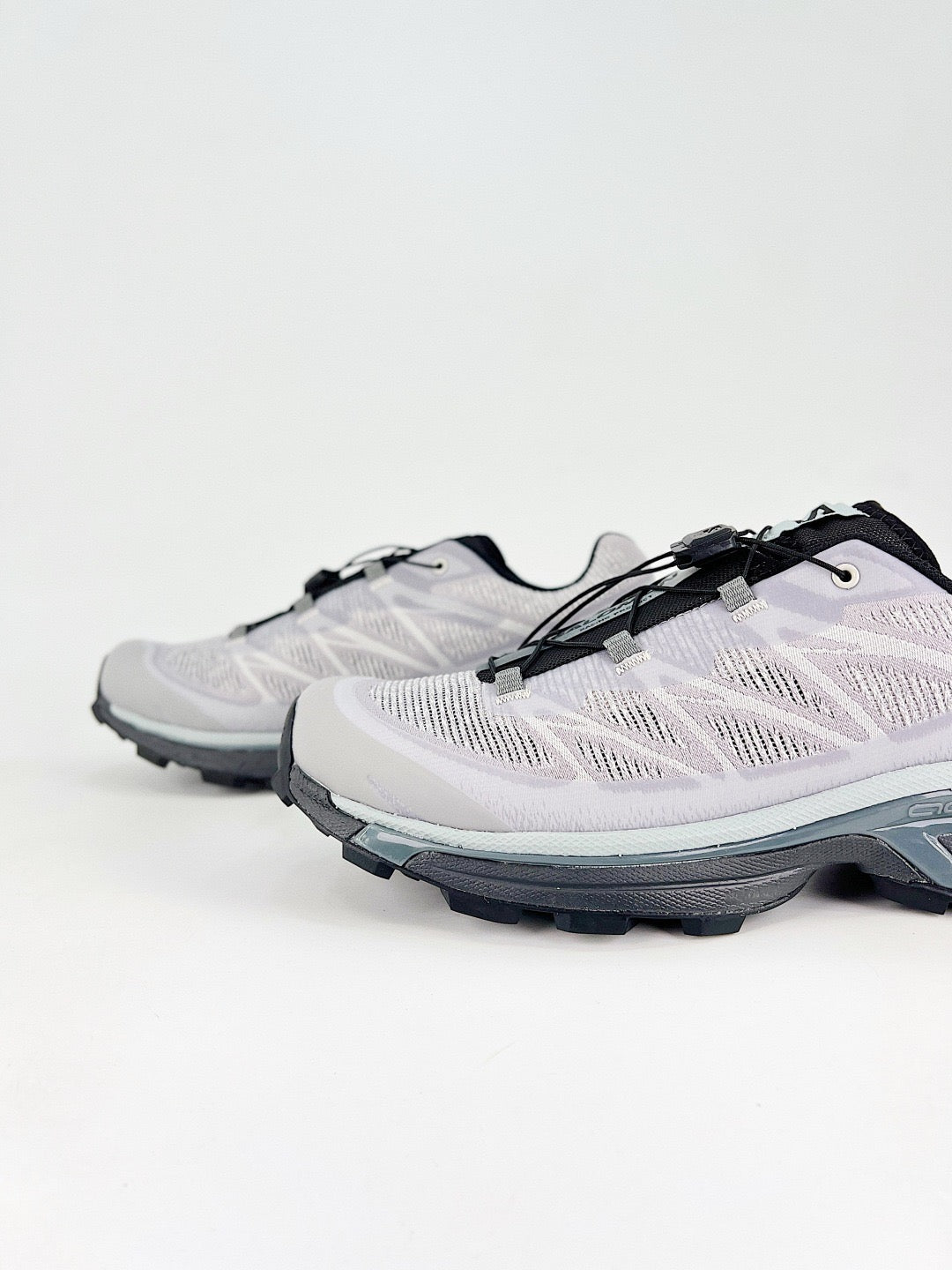 Salomon XT-6 S-LAB Light Grey Silver Sneakers, Unisex Outdoor Hiking Shoes
