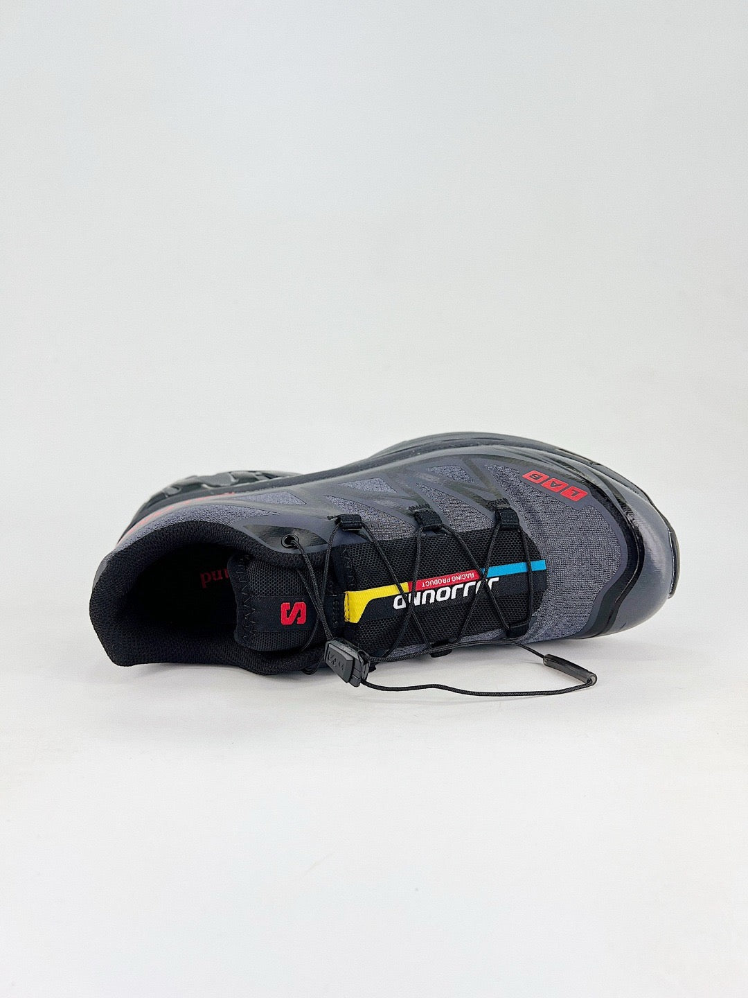 Salomon XT-6 S-LAB Outdoor Trail Running Sneakers Unisex Dark Grey Black & Red
