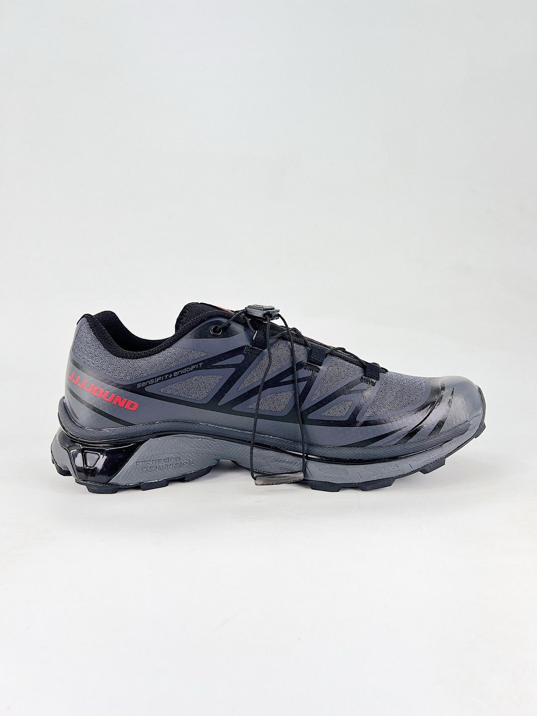Salomon XT-6 S-LAB Outdoor Trail Running Sneakers Unisex Dark Grey Black & Red