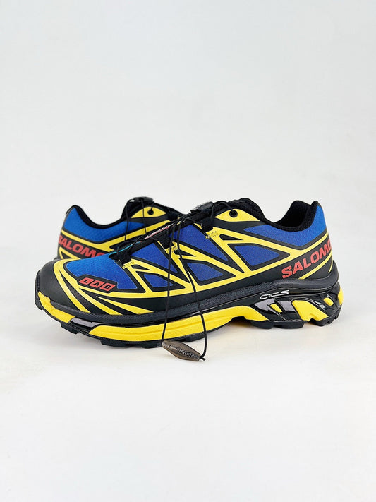 Salomon XT-6 S-LAB Outdoor Trail Running Sneakers Unisex Blue, Yellow & Black