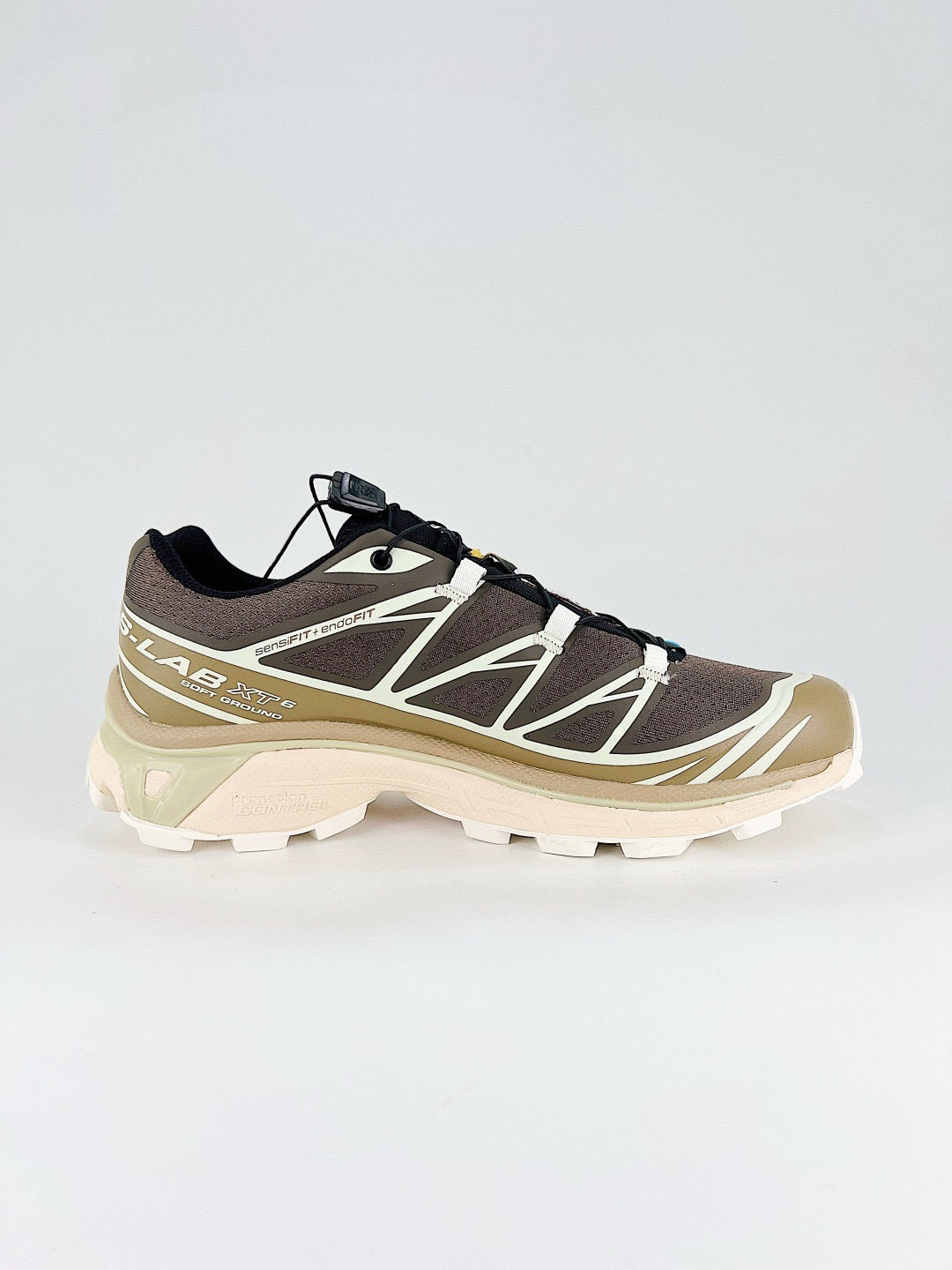 Salomon XT-6 S-LAB Sneakers Chocolate Beige Trail Running Shoes Unisex