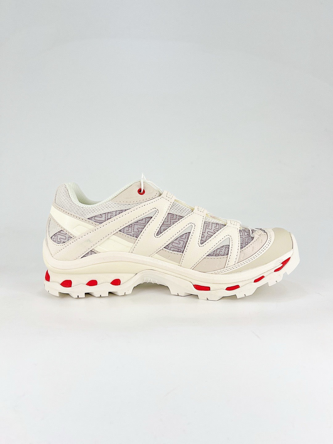 Salomon XT-Quest GTX Sneakers Cream Red Waterproof Hiking Shoes Unisex