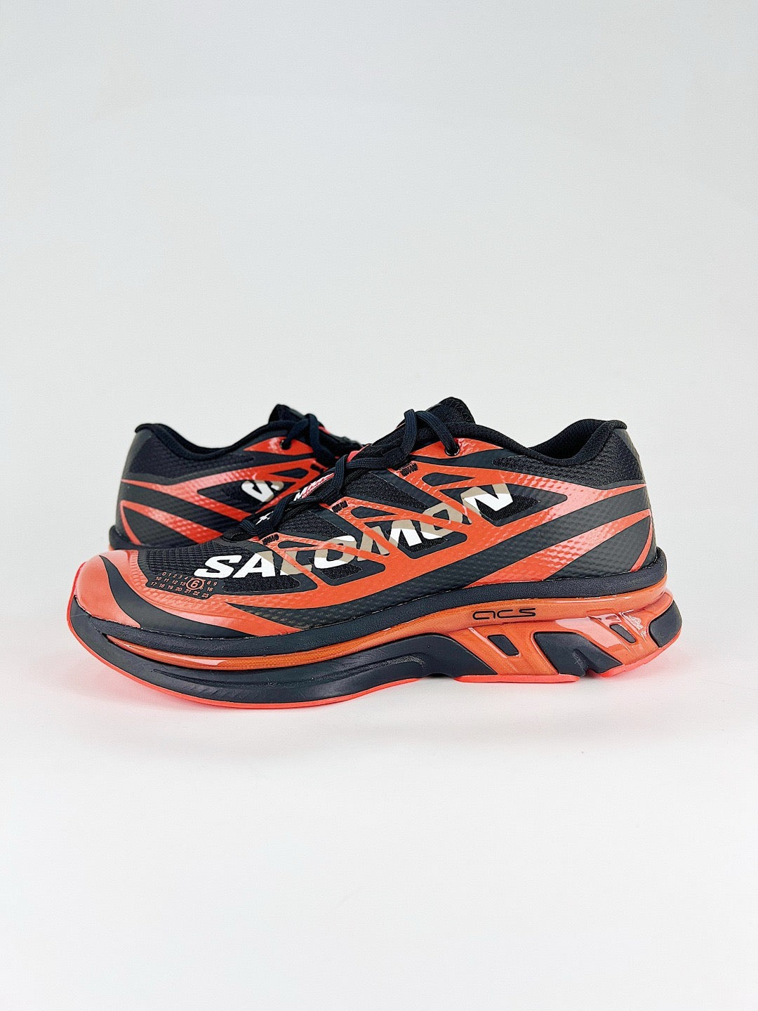 Salomon XT-6 S-LAB Sneakers Black Orange Trail Running Shoes Unisex