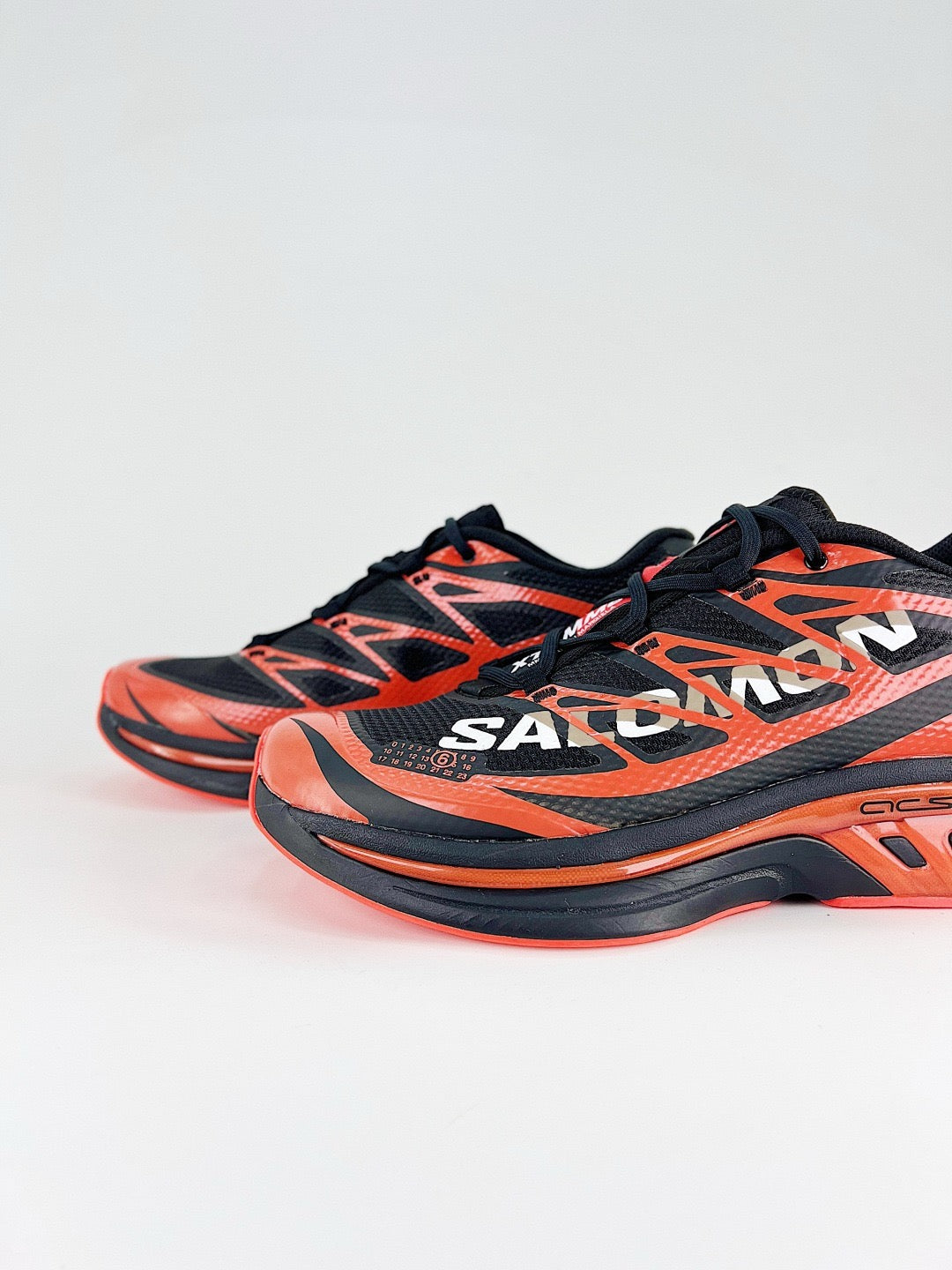 Salomon XT-6 S-LAB Sneakers Black Orange Trail Running Shoes Unisex
