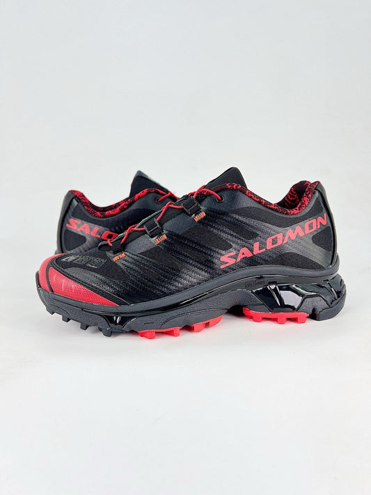 Salomon XT-6 S-LAB Sneakers Black Red Trail Running Shoes Unisex