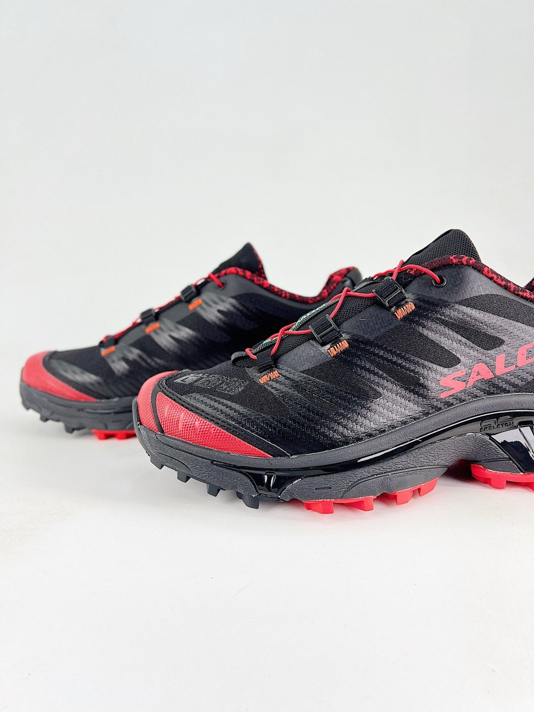 Salomon XT-6 S-LAB Sneakers Black Red Trail Running Shoes Unisex