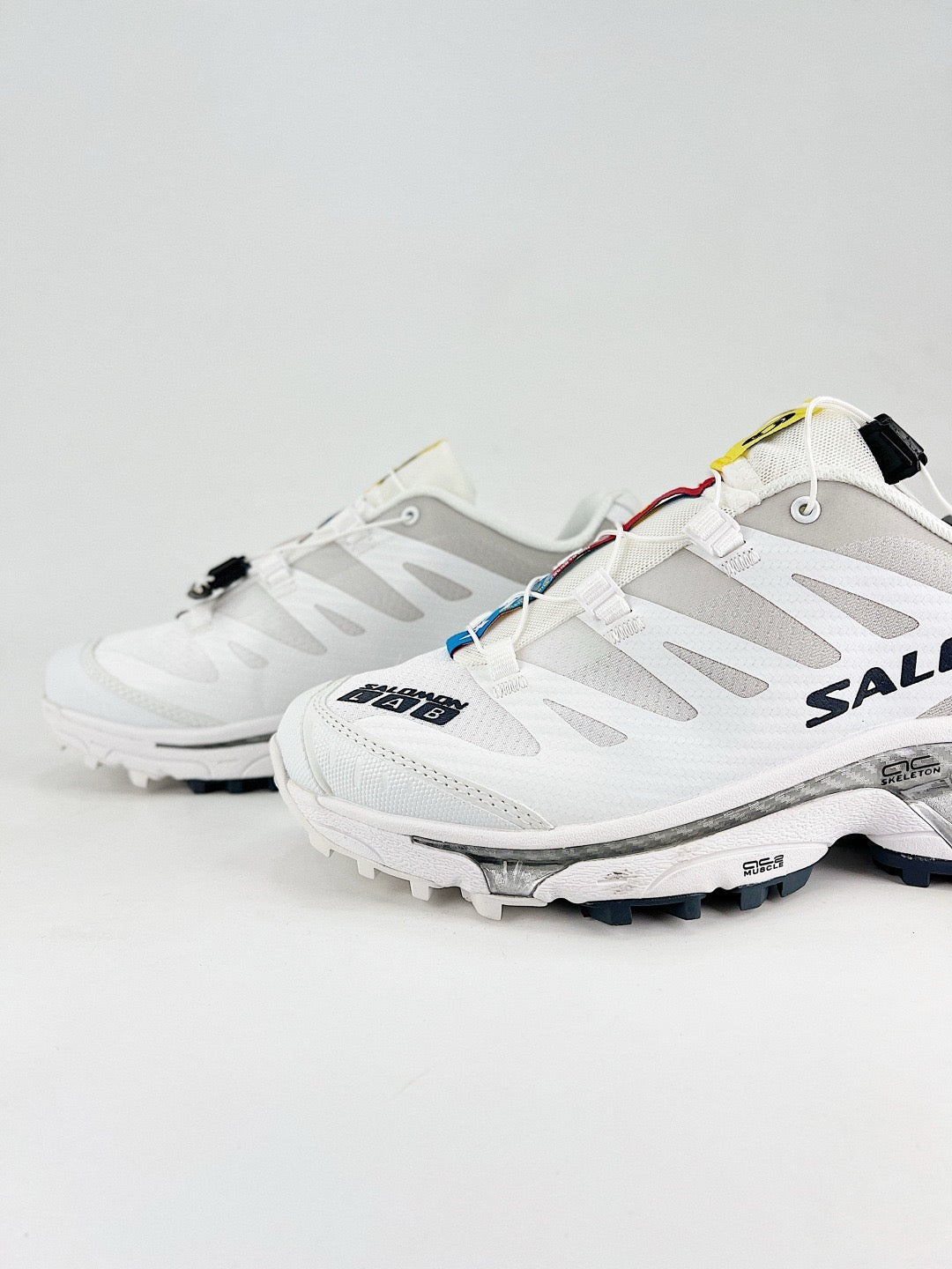 Salomon XT-6 S-LAB Sneakers White Navy Trail Running Shoes Unisex