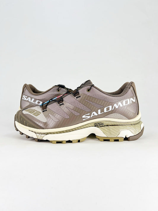 Salomon XT-6 S-LAB Sneakers Brown Khaki Trail Running Shoes Unisex