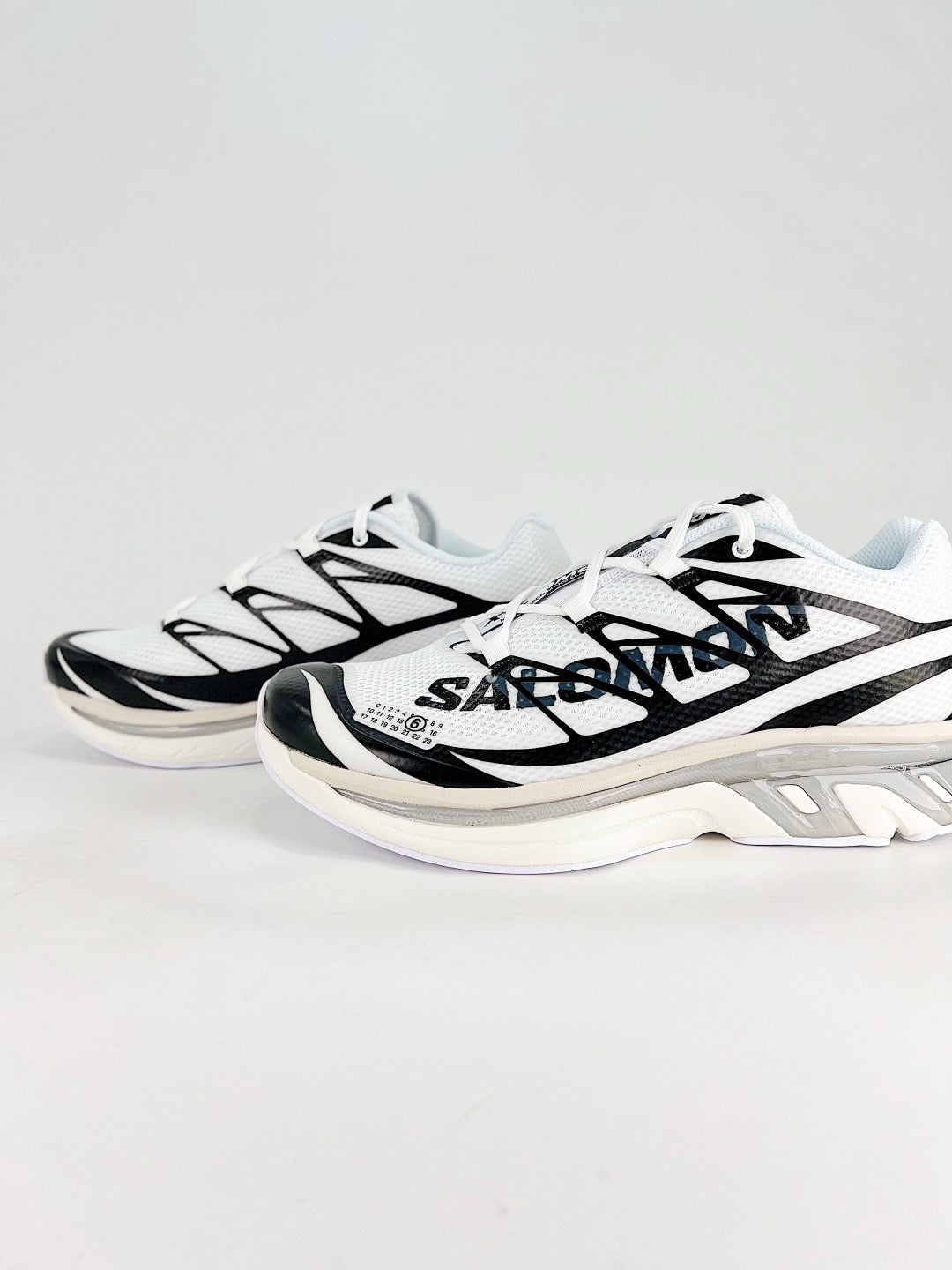 Salomon XT-6 S-LAB Sneakers White Black Trail Running Shoes Unisex