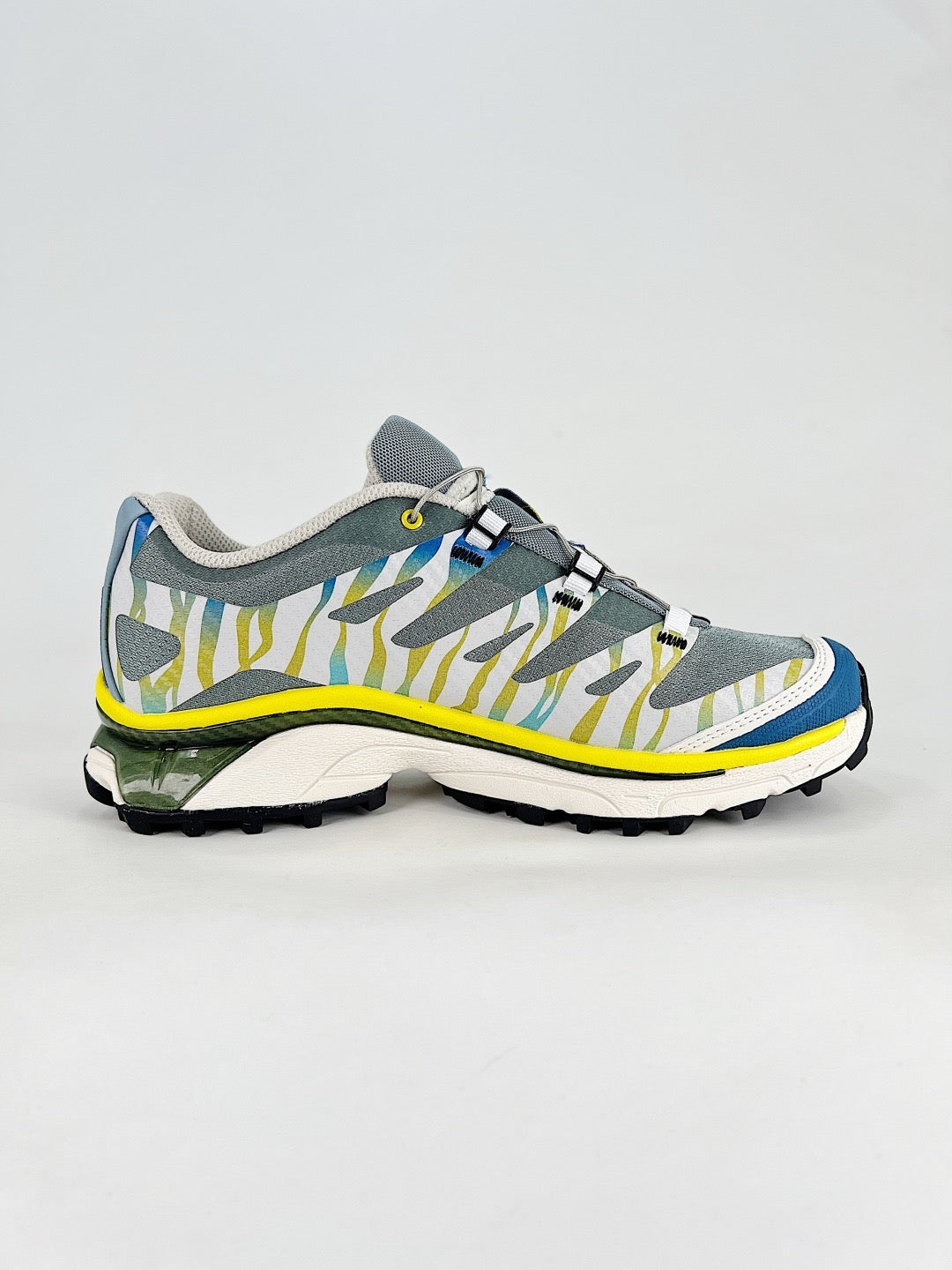 Salomon XT-6 S-LAB Sneaker White Green Blue Yellow Trail Shoes Unisex