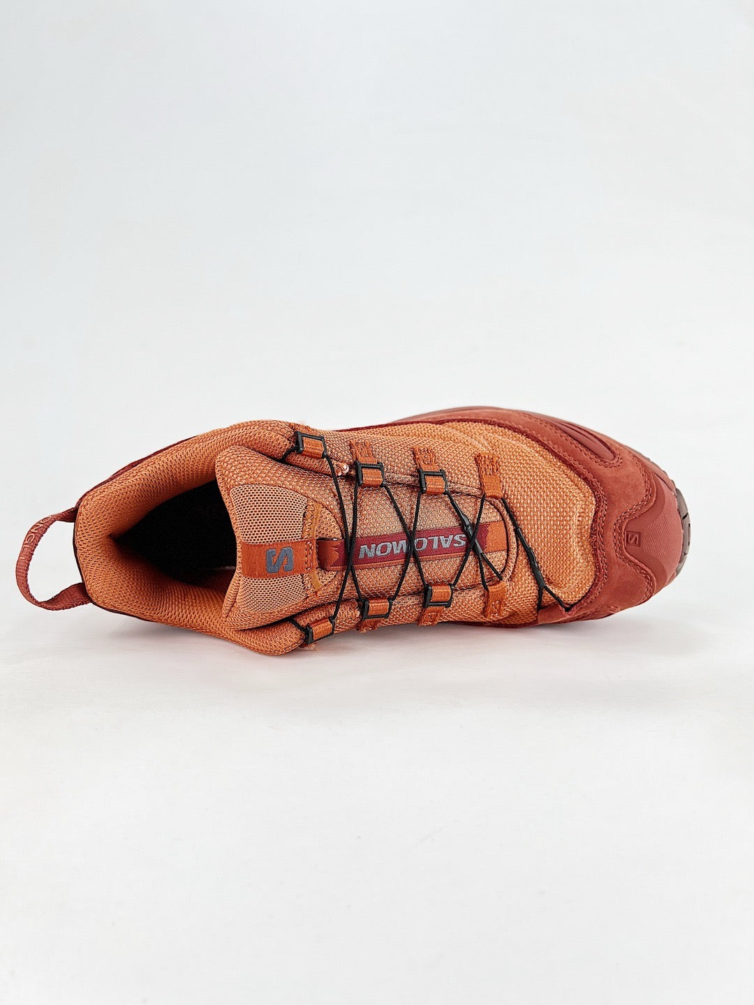 Salomon XT-6 Sneaker Orange Rust Suede Trail Hiking Shoes Unisex