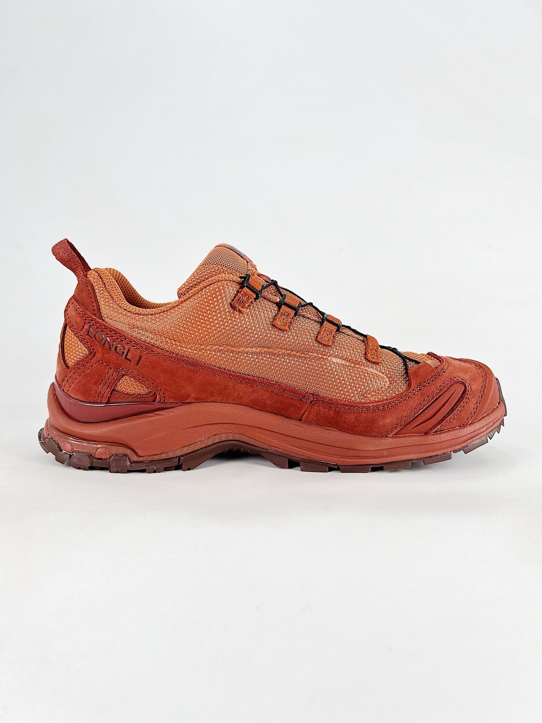 Salomon XT-6 Sneaker Orange Rust Suede Trail Hiking Shoes Unisex