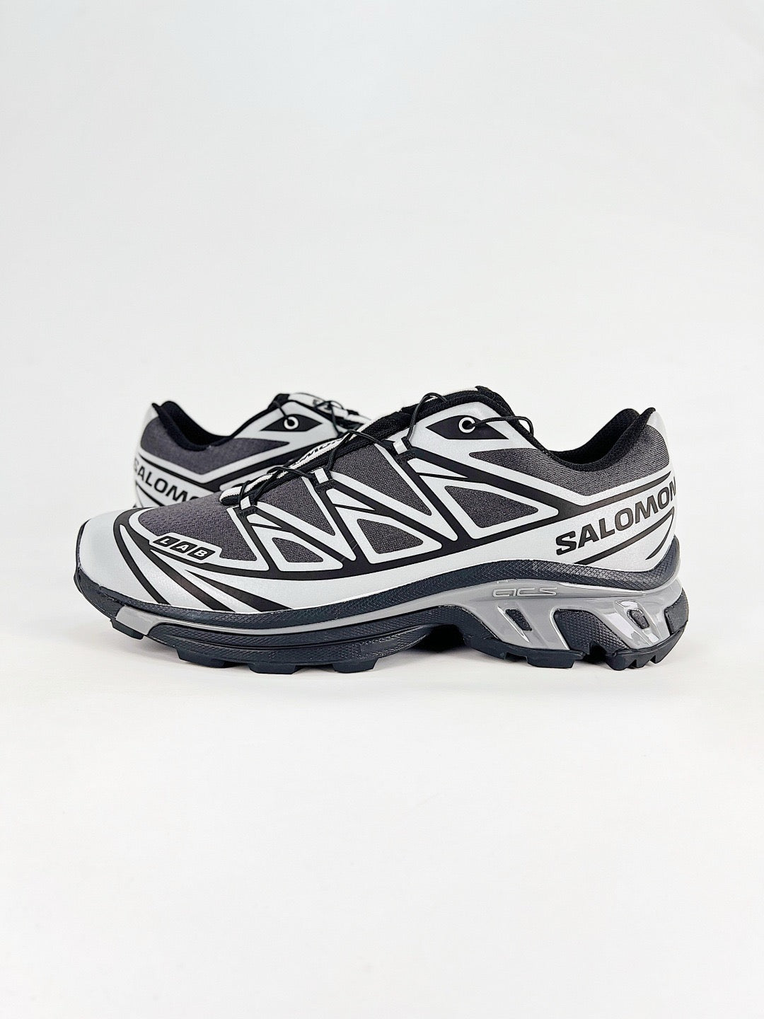 Salomon XT-6 S-LAB Sneaker Silver White Black Trail Shoes Unisex