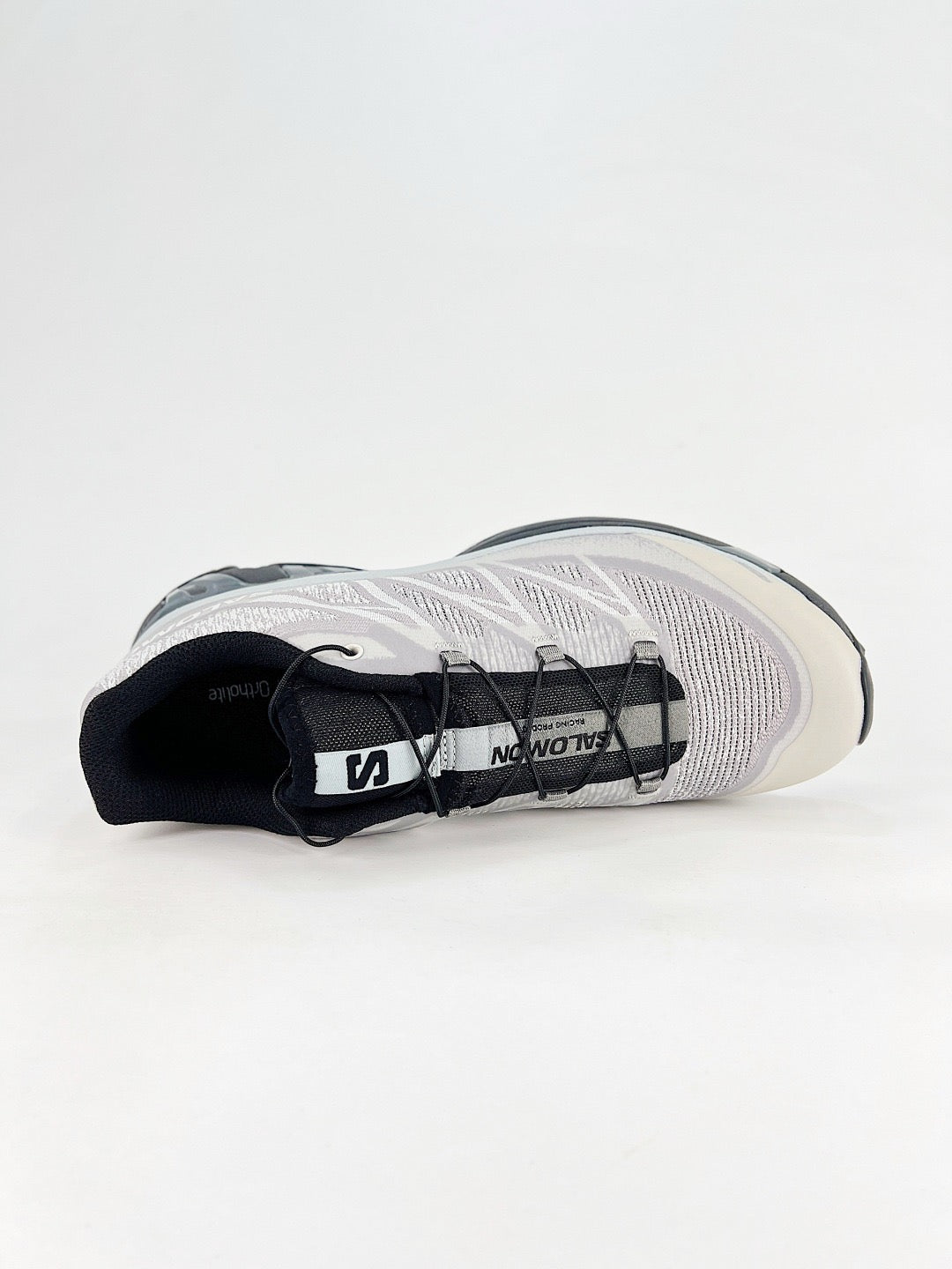 Salomon XT-6 S-LAB Sneaker Light Grey White Knit Trail Shoes Unisex