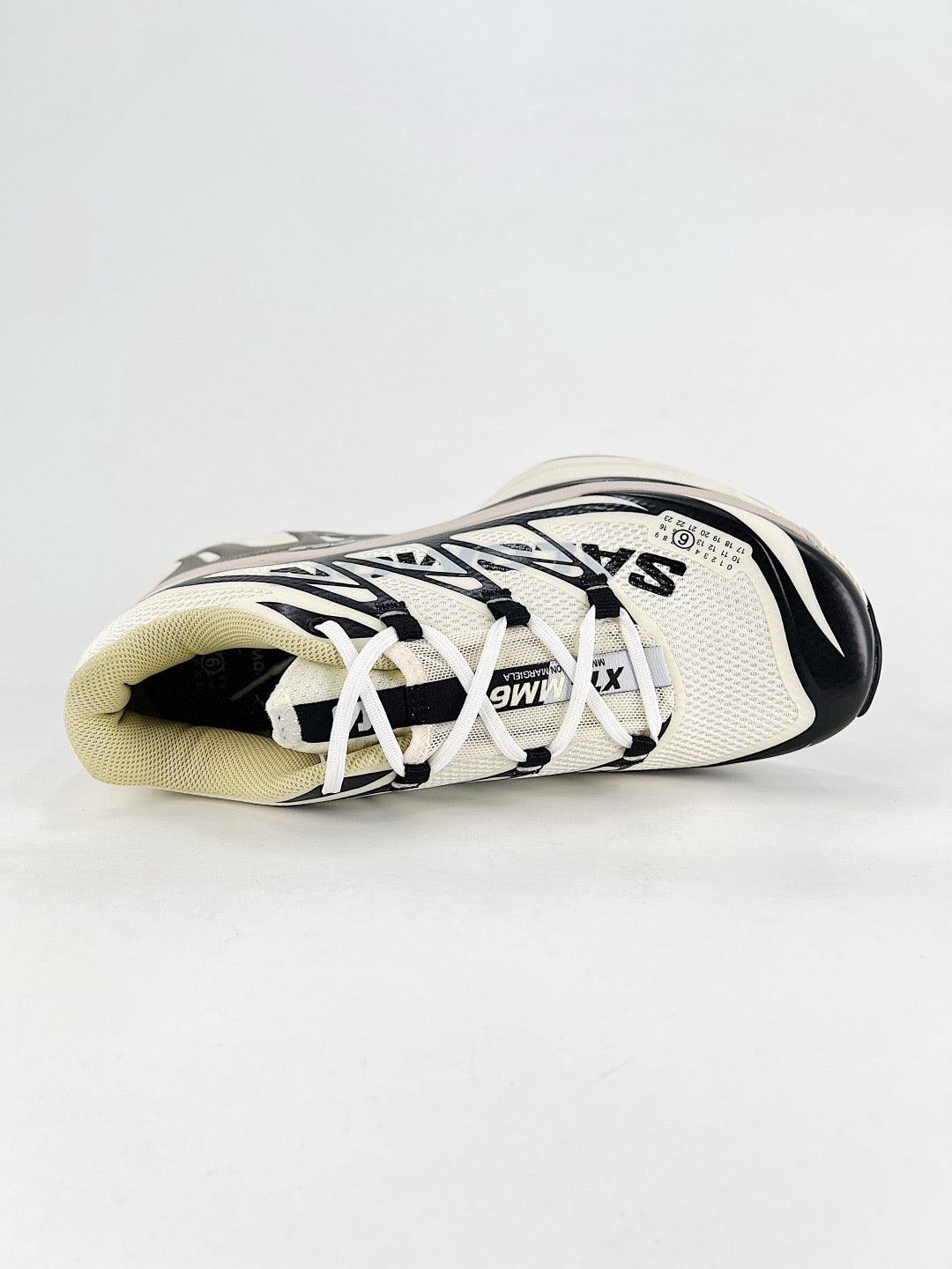 Salomon XT-6 S-LAB Sneaker Cream White Black Trail Shoes Unisex
