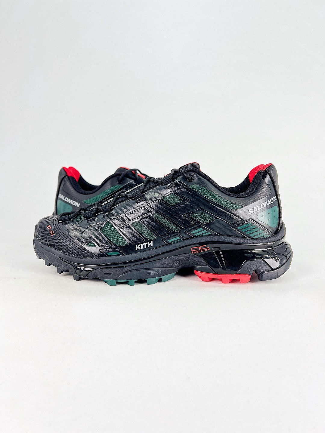 Salomon XT-6 x KITH Collab Sneaker Black Green Red Trail Shoes Unisex
