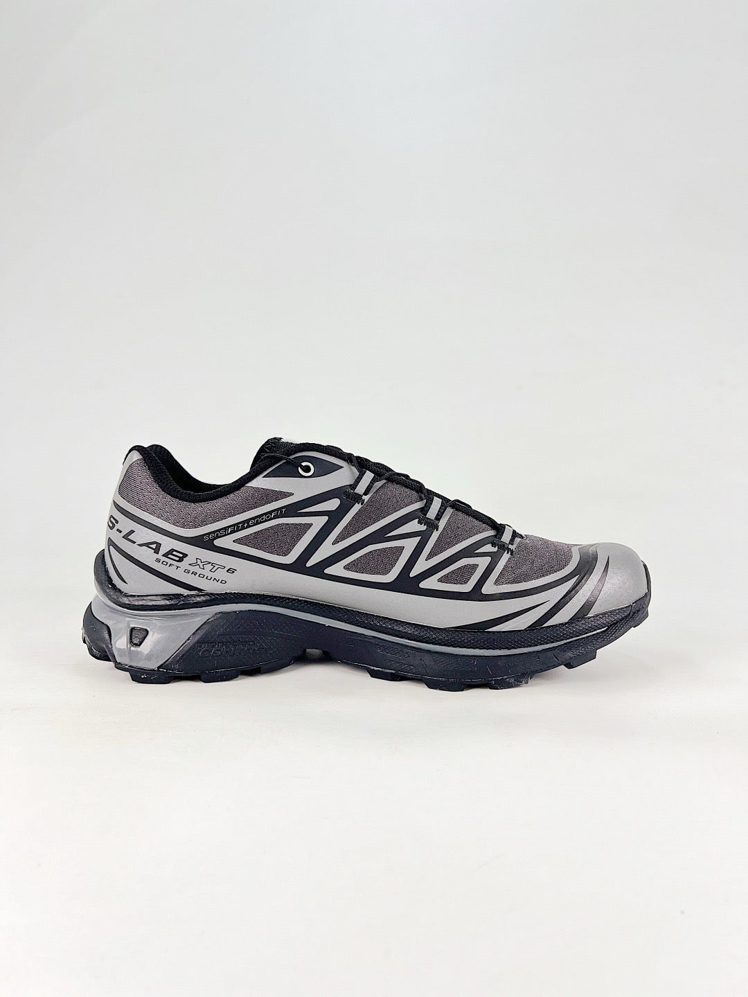 Salomon XT-6 S-LAB Sneaker Silver Grey Black Trail Shoes Unisex