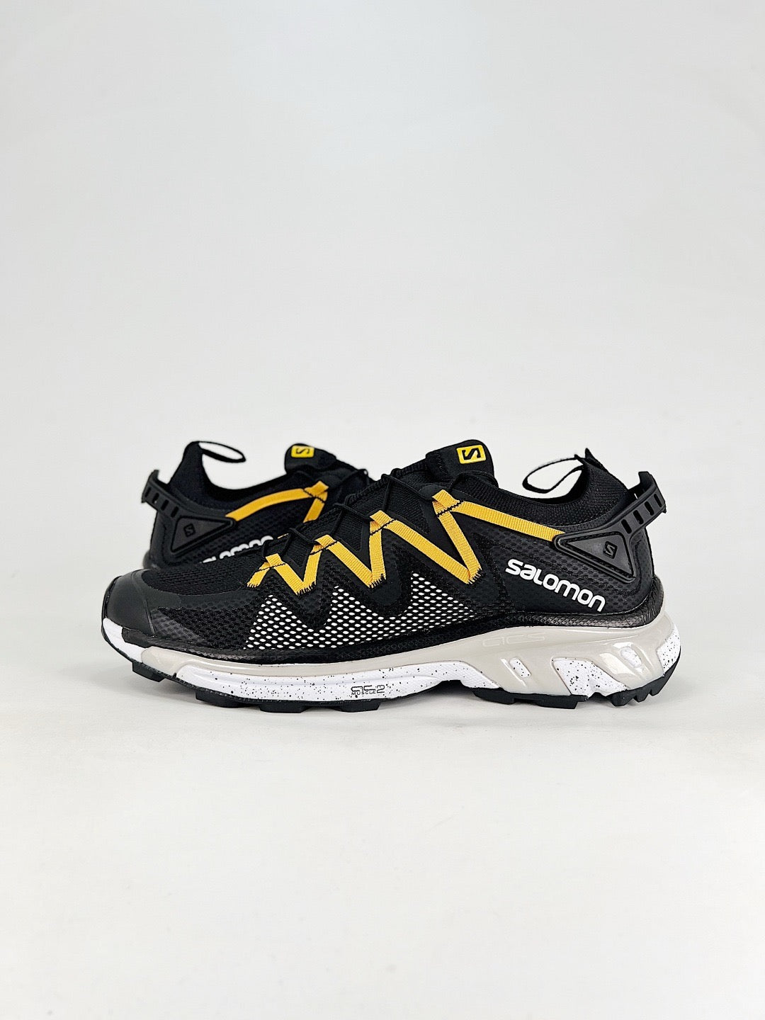 Salomon XT-Rush Sneaker Black Yellow Trail Shoes Unisex