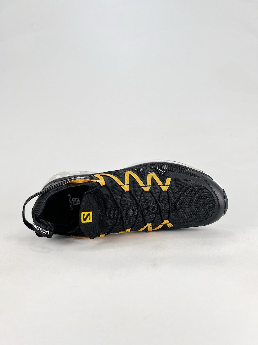 Salomon XT-Rush Sneaker Black Yellow Trail Shoes Unisex